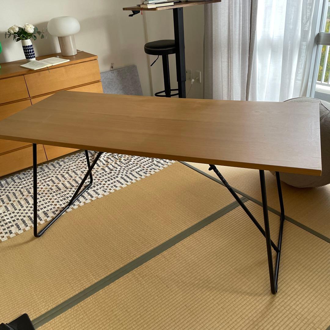 MUJI 無印良品 折りたたみダイニングテーブル160センチ