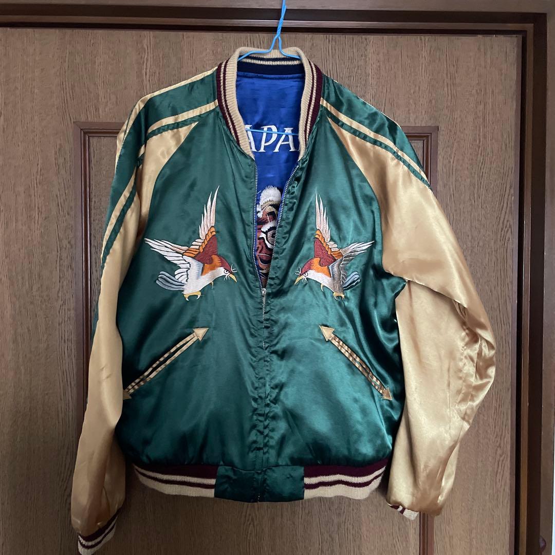 最終価格 テーラー東洋 スカジャン 顎虎 鷲 M