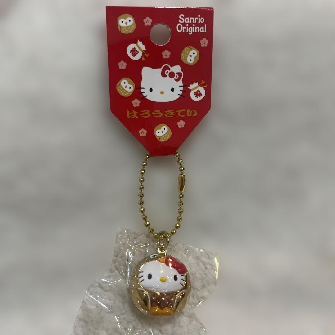 エ*ス様 開運！Hello Kitty フクロウ・招き猫・御守りストラップ3個セ