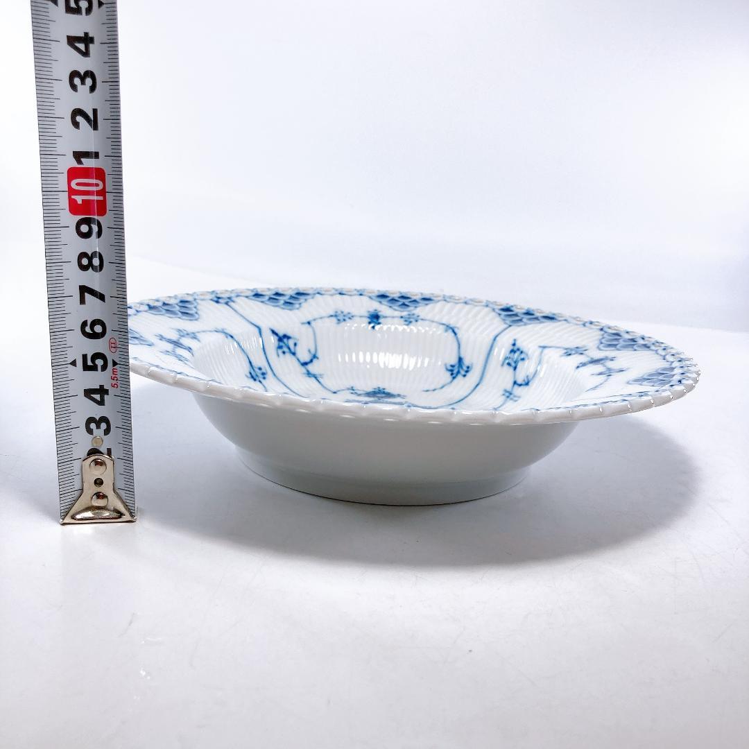 ロイヤルコペンハーゲン ブルーフルーテッド フルレース 深皿 23　|2418|