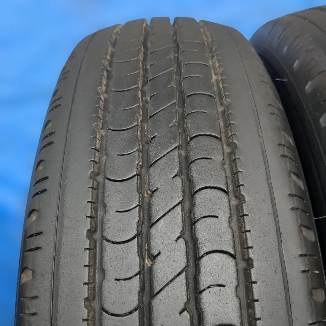 205/75R16 LT ダンロップ 夏タイヤ 2本 バリ溝 2本 送料込み