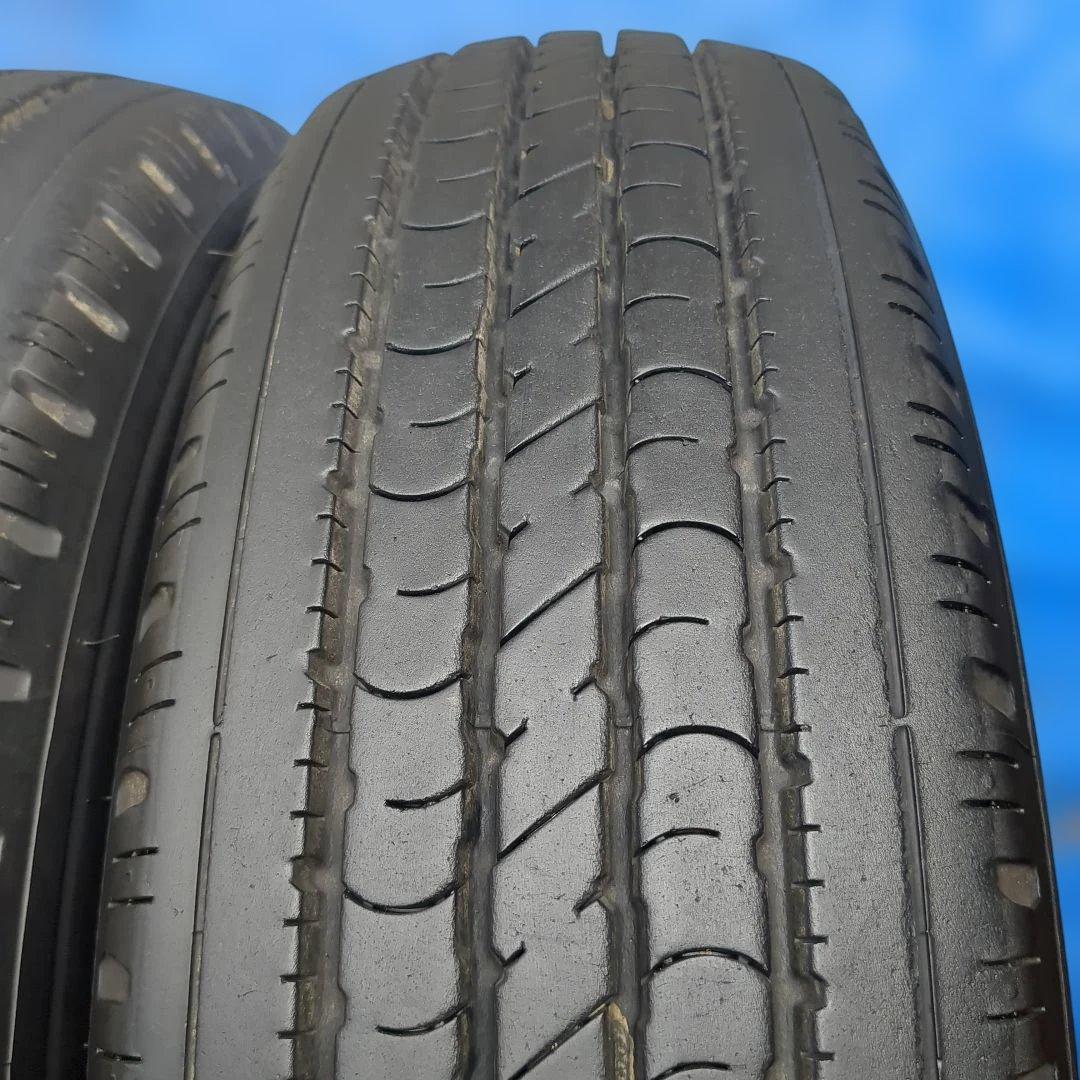 205/75R16 LT ダンロップ 夏タイヤ 2本 バリ溝 2本 送料込み