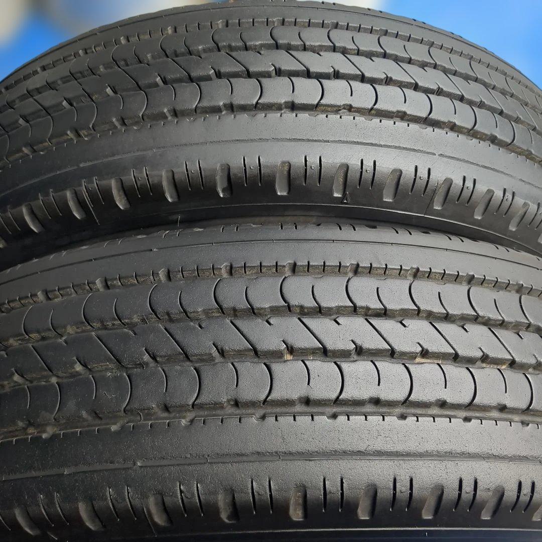 205/75R16 LT ダンロップ 夏タイヤ 2本 バリ溝 2本 送料込み