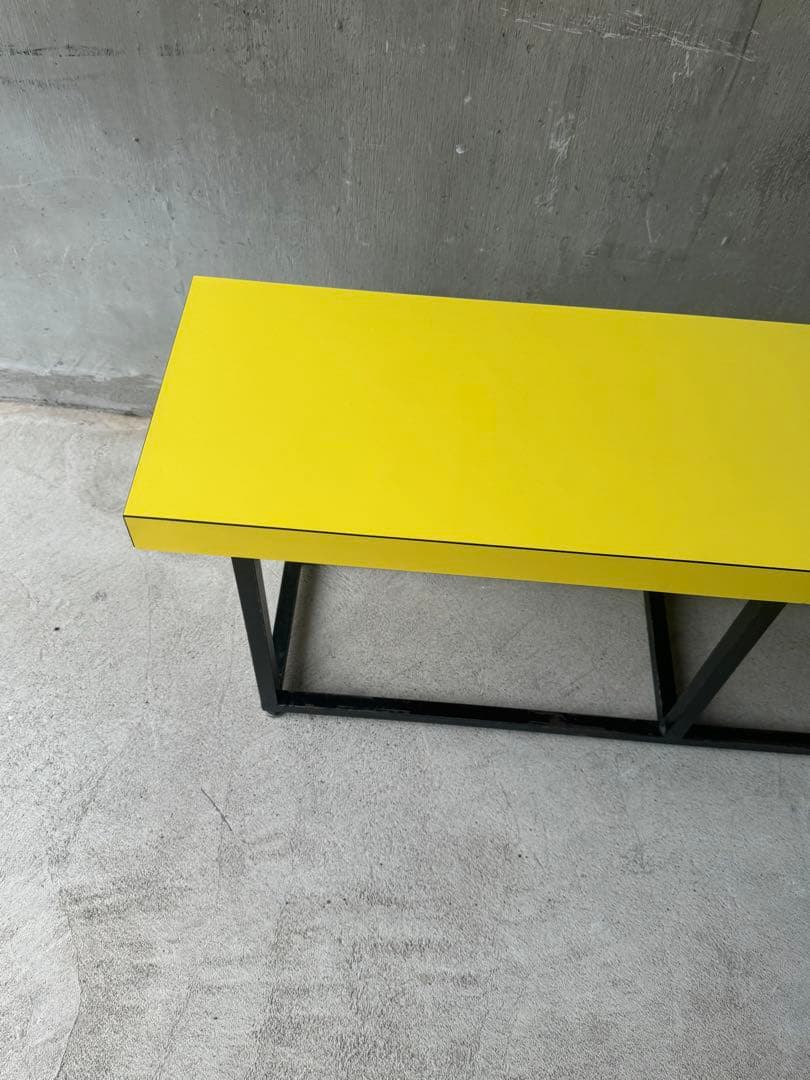 専用　yellow bench インダストリアル ベンチ ポストモダン
