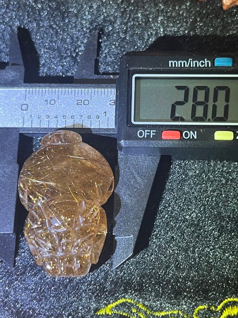 貔貅　置物　流星群　ルチルクォーツ　ヒキュウ　金運　天然石　財運
