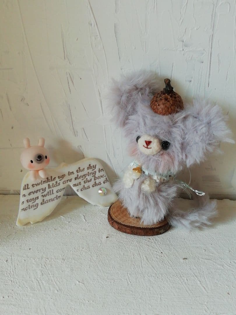 野ねずみさん♫編みぐるみ＋天使の羽飾り