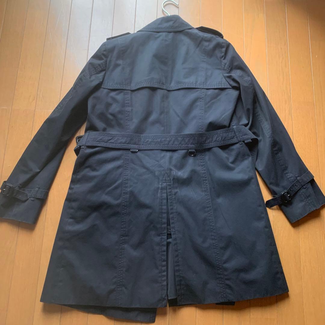 masamania アクアスキュータム トレンチコート ネイビー