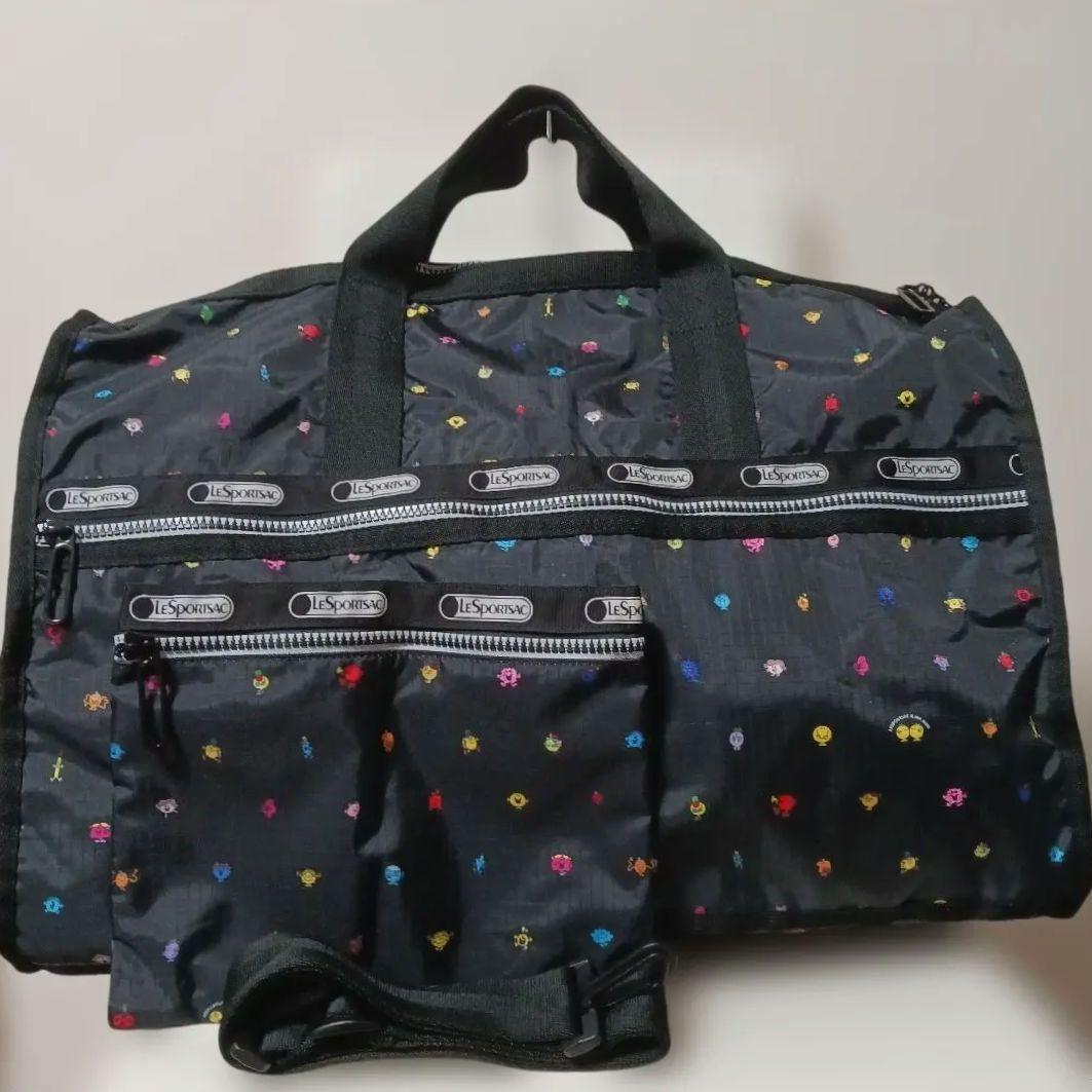2811　レスポMr.Men&LittleMiss　ボストンバッグ&ポーチセット