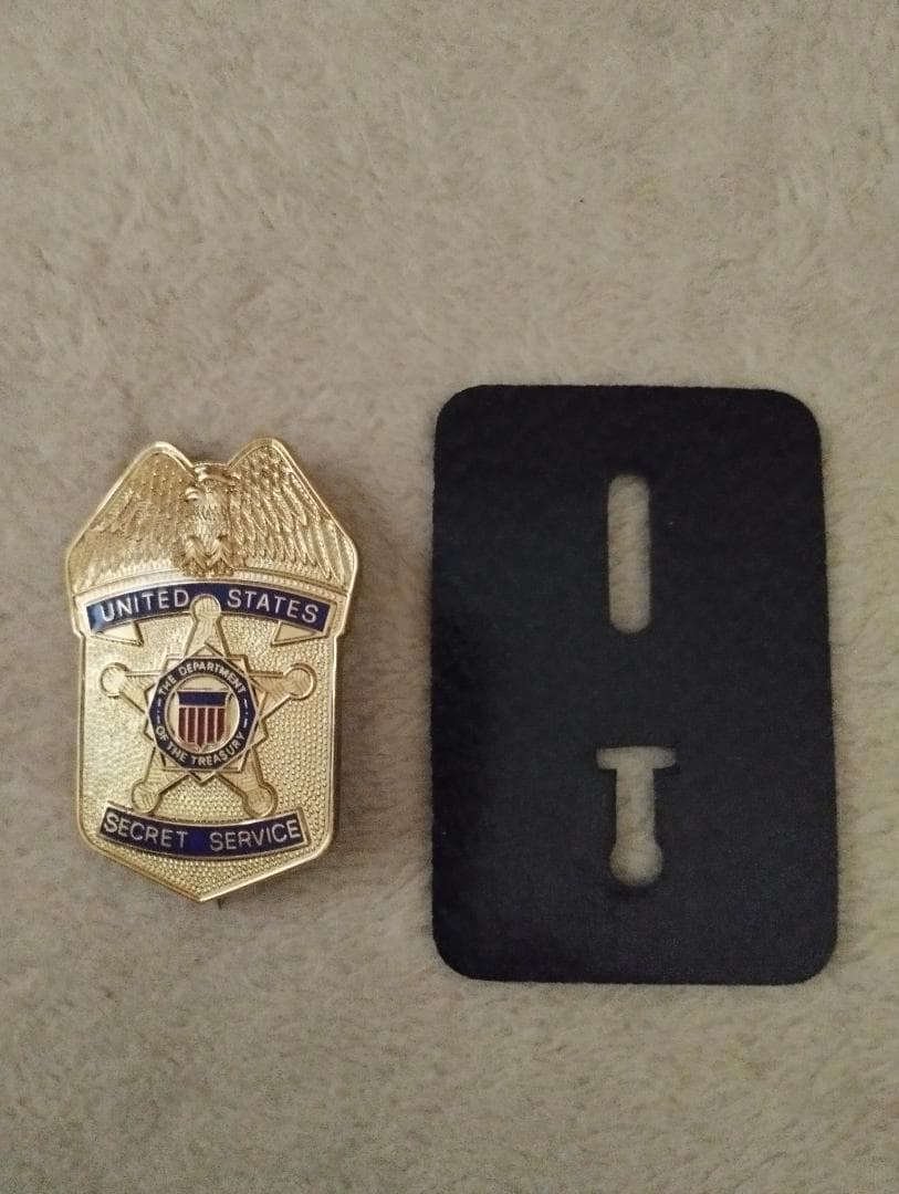 US SECRET SERVICE 身分証 + SWAT ミニチュアベスト