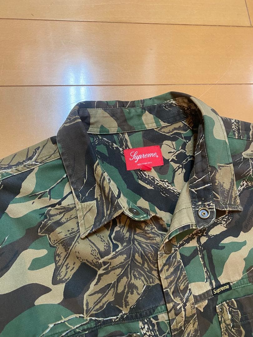 トップス Supreme Snap Work Shirt Woodland Camo