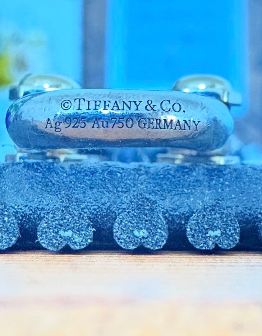 美品 TIFFANY&Co.メイカーズ ワイドチェーンブレスレット