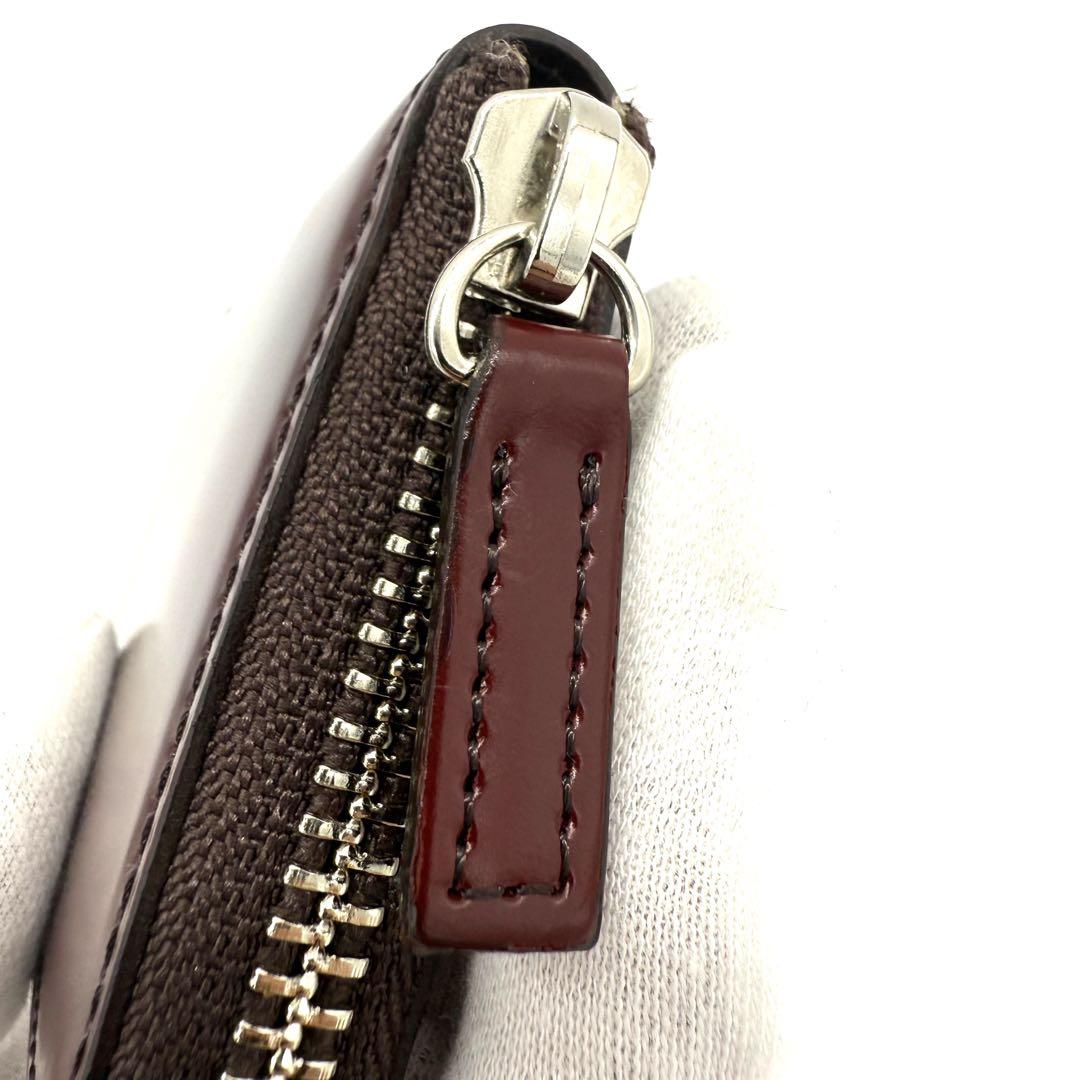 ★未使用品★SOMES SADDLE コードバン ラウンドジップ ケース