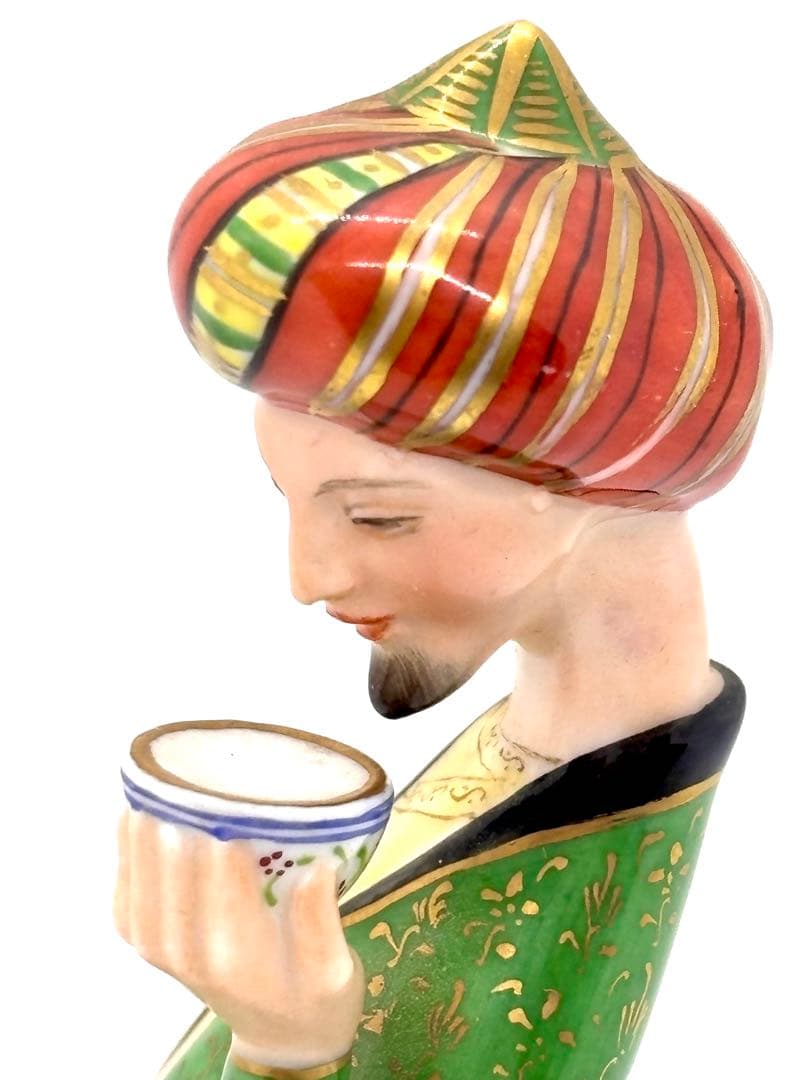 ✨レア✨ヘレンド ペルシアン密画【お茶を楽しむ】フィギュリン 手描きP-5