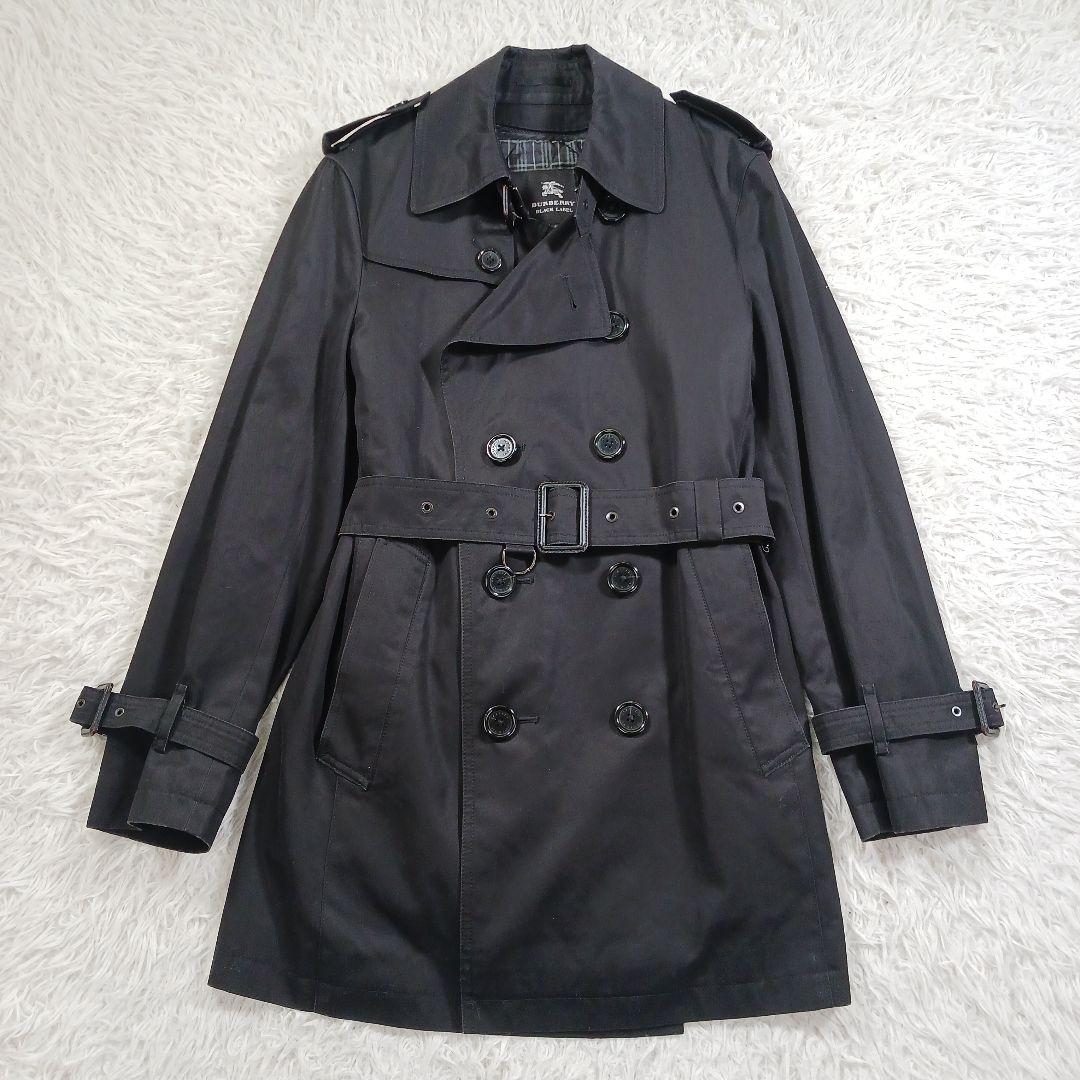 ✨良品✨バーバリーブラックレーベル　トレンチコート ライナー　ブラック　S