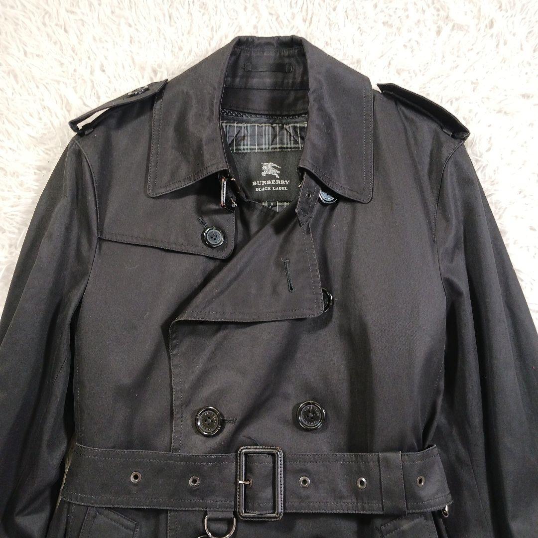 ✨良品✨バーバリーブラックレーベル　トレンチコート ライナー　ブラック　S