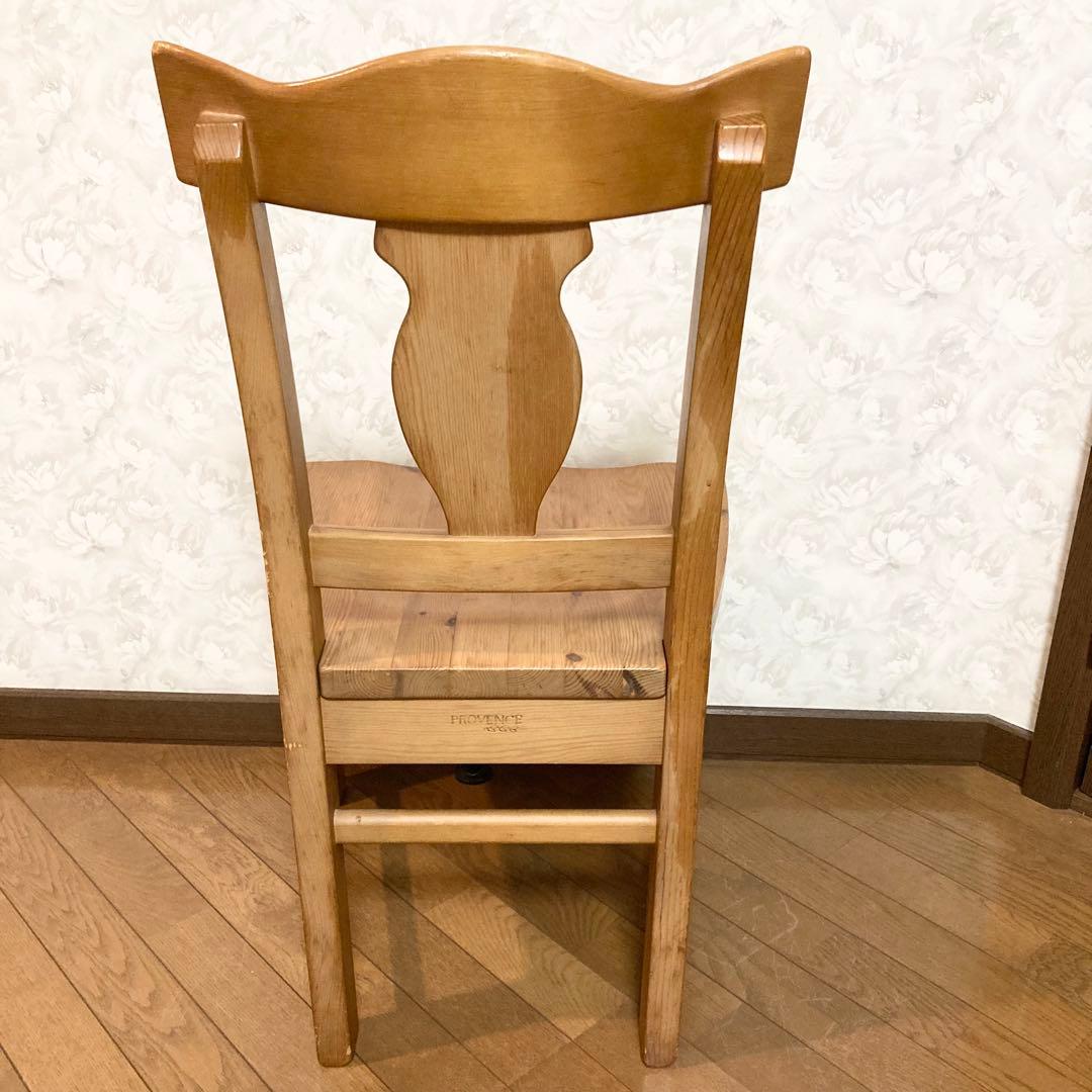 コスガ PROVENCE 木製ダイニングチェア ナチュラル ウッド ②