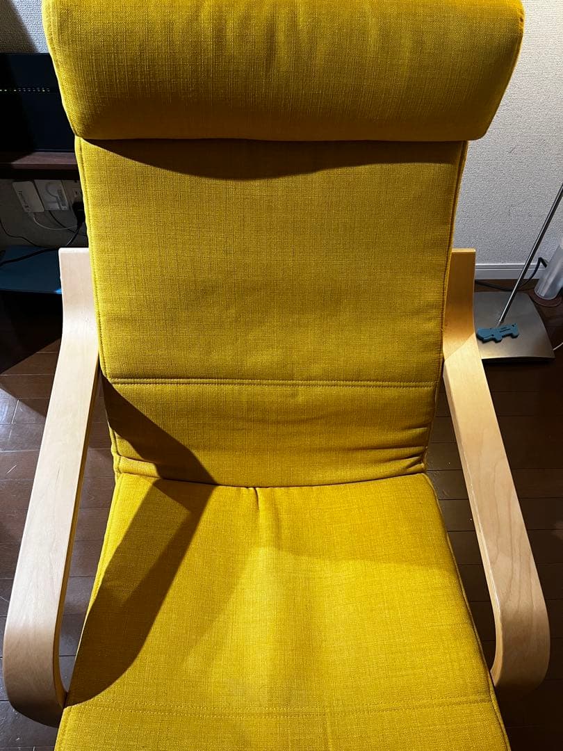 IKEA ポエング　椅子本体＋スツールセット