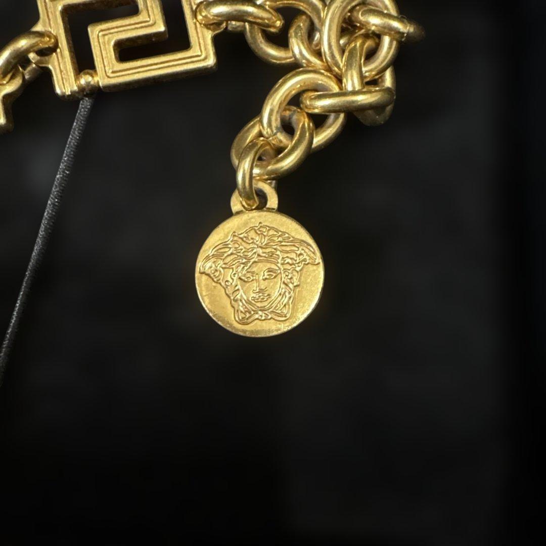 Versace グレカネックレス　ゴールド　ヴェルサーチ