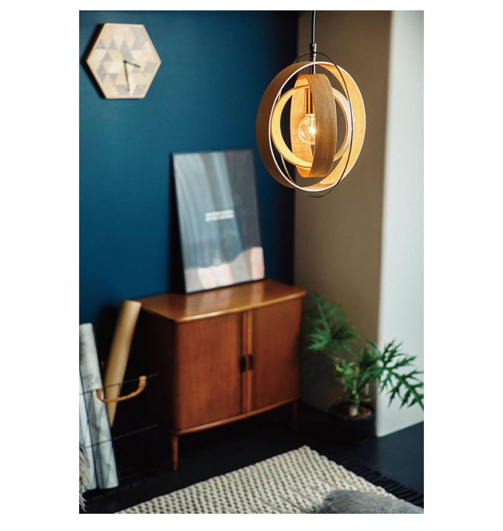 【北欧ペンダントライト】ペーンランタ　ブラウン ブラック ウッド