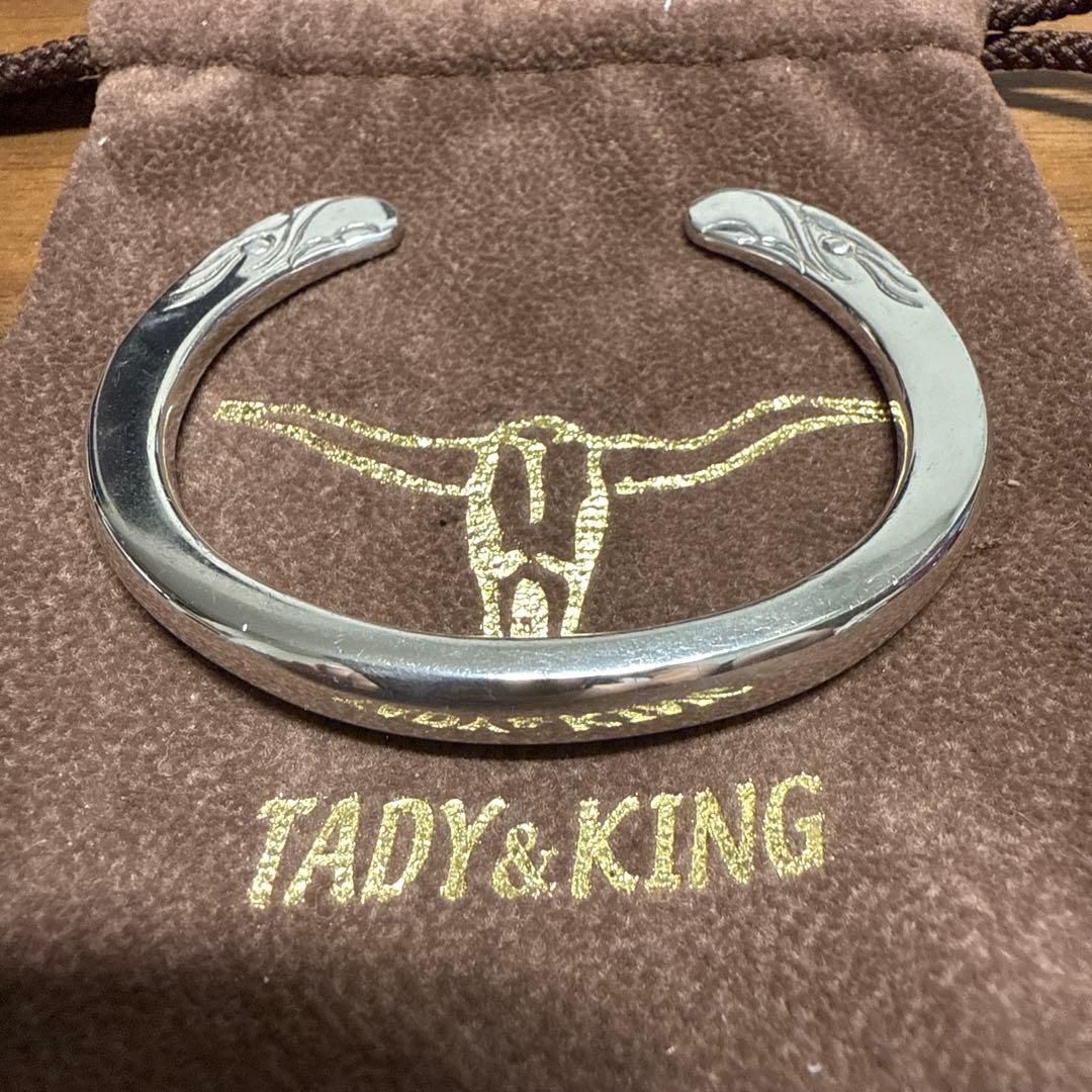 TADY&KING シルバーフェイスバングル Mサイズ