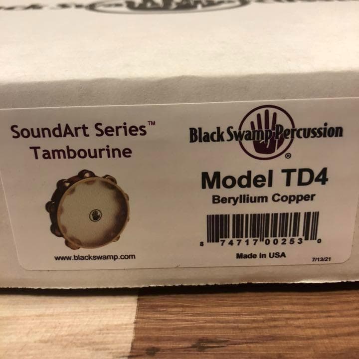 ★新品★ブラックスワンプタンバリン/Black Swamp