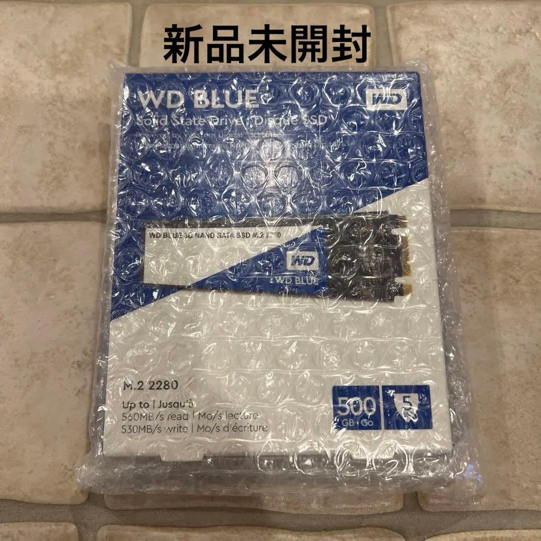 WD Blue 3D 500GB M.2 2280 SSD 新品　内蔵型SSD