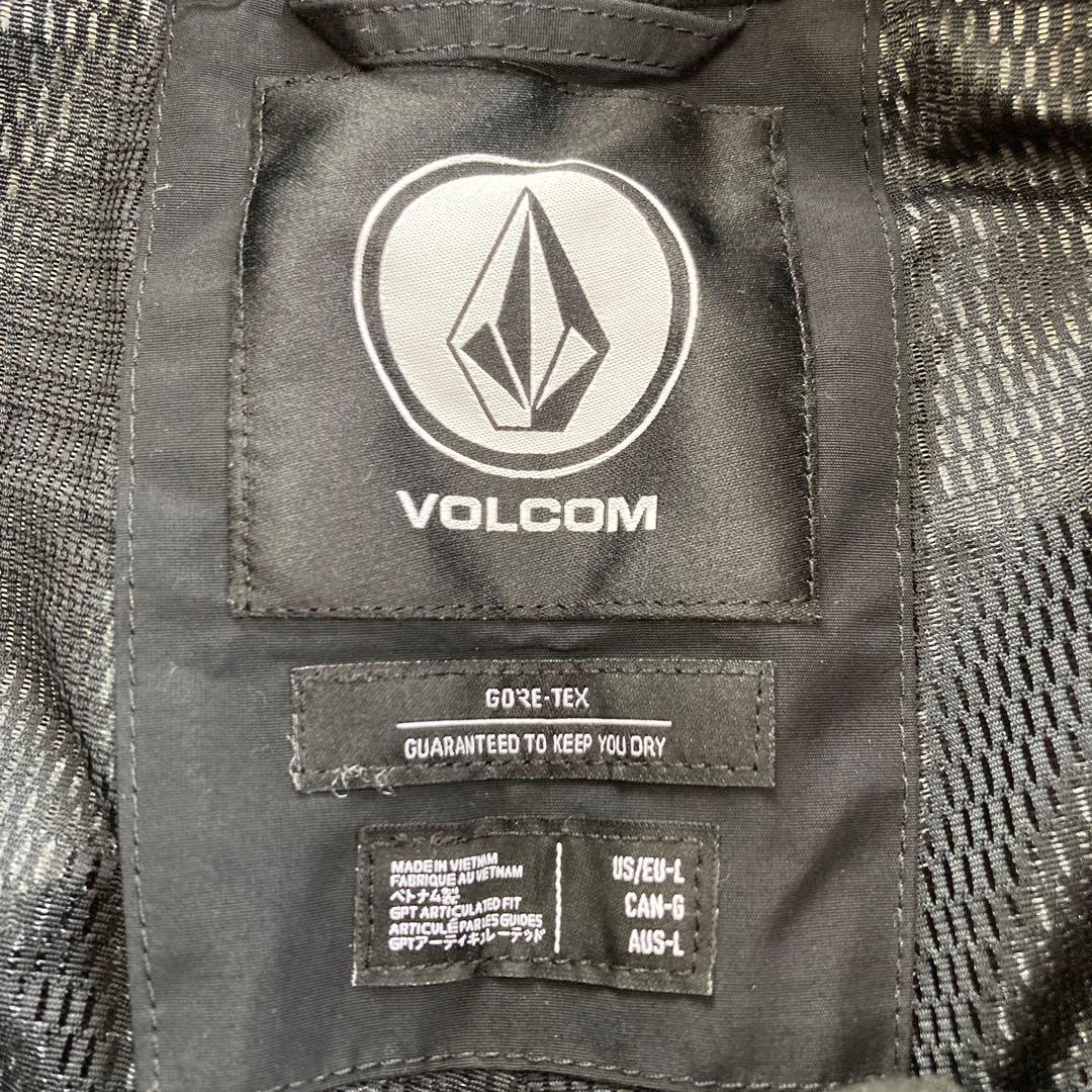 【美品】VOLCOM ボルコム GORE-TEX ゴアテックスパンツLメンズ 黒