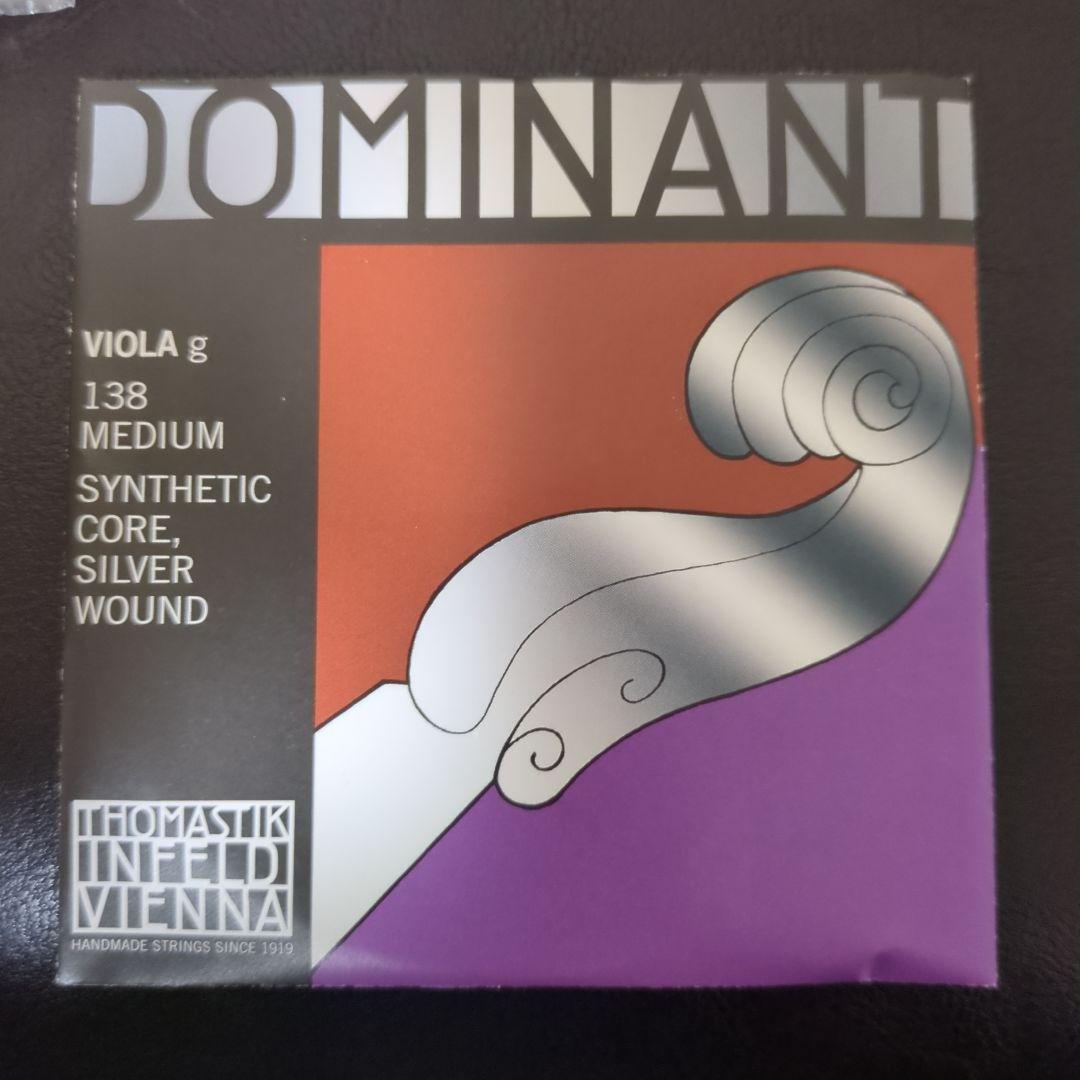 【未使用】ドミナント　DOMINANT ビオラ弦 ADCG線セット