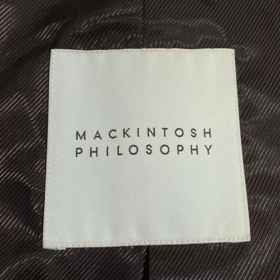 希少色♡マッキントッシュフィロソフィー アドミラルウール 比翼ステンカラーコート