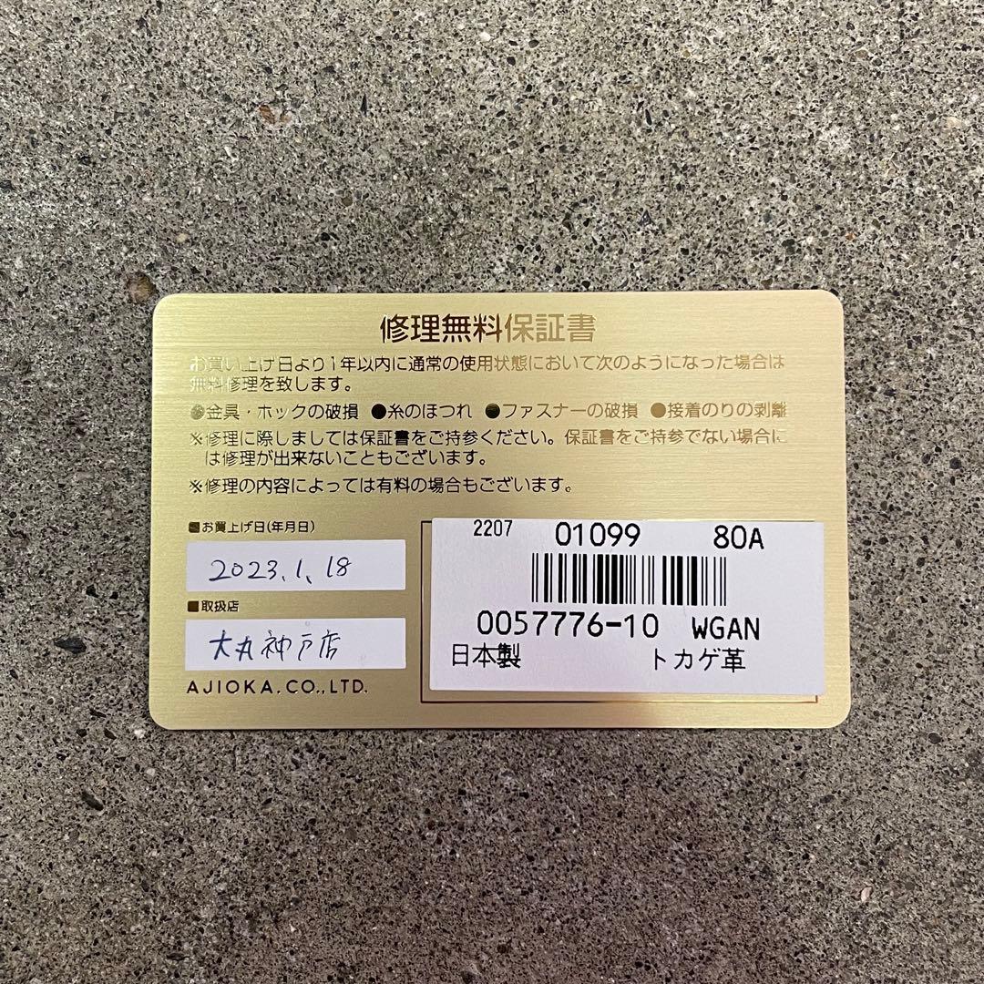 GANZO LIZARD 6 ラウンドファスナー 長財布 ブラック
