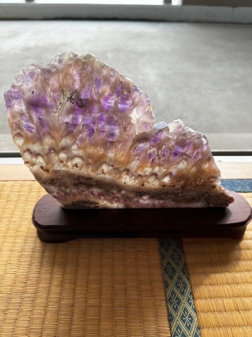 天然石 アメジスト 置物　美しい！