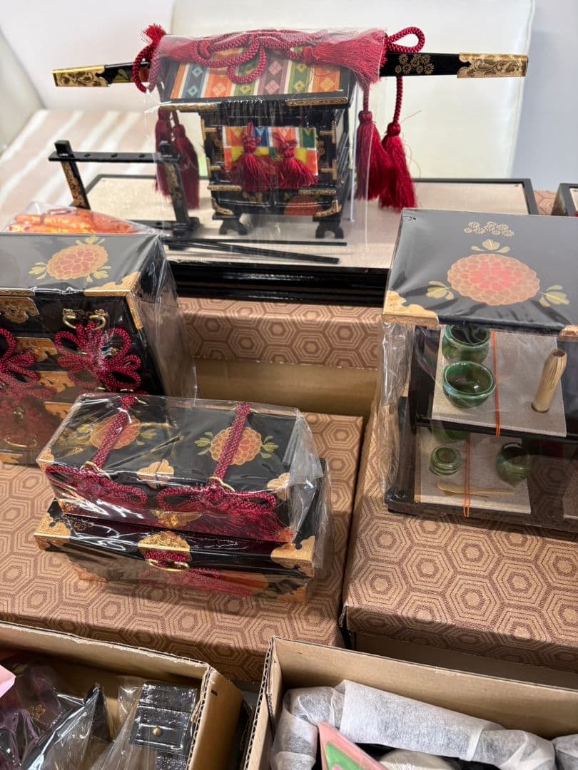 新品未使用　最高級　久月お雛様お道具