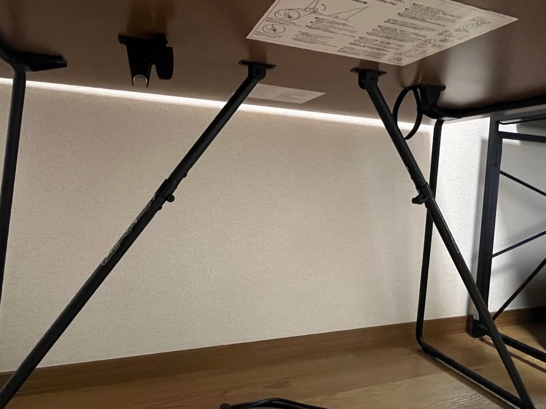 【無印】木製折りたたみテーブル 【幅120cm】