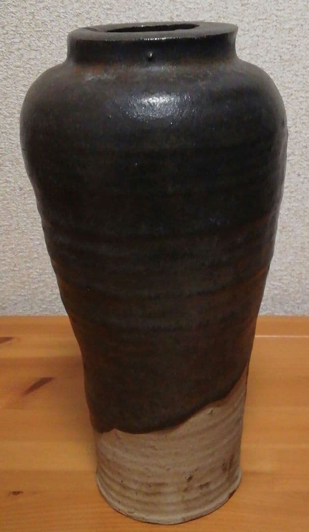 小西平内作　太閤窯　伊賀焼　花入　共箱　花瓶