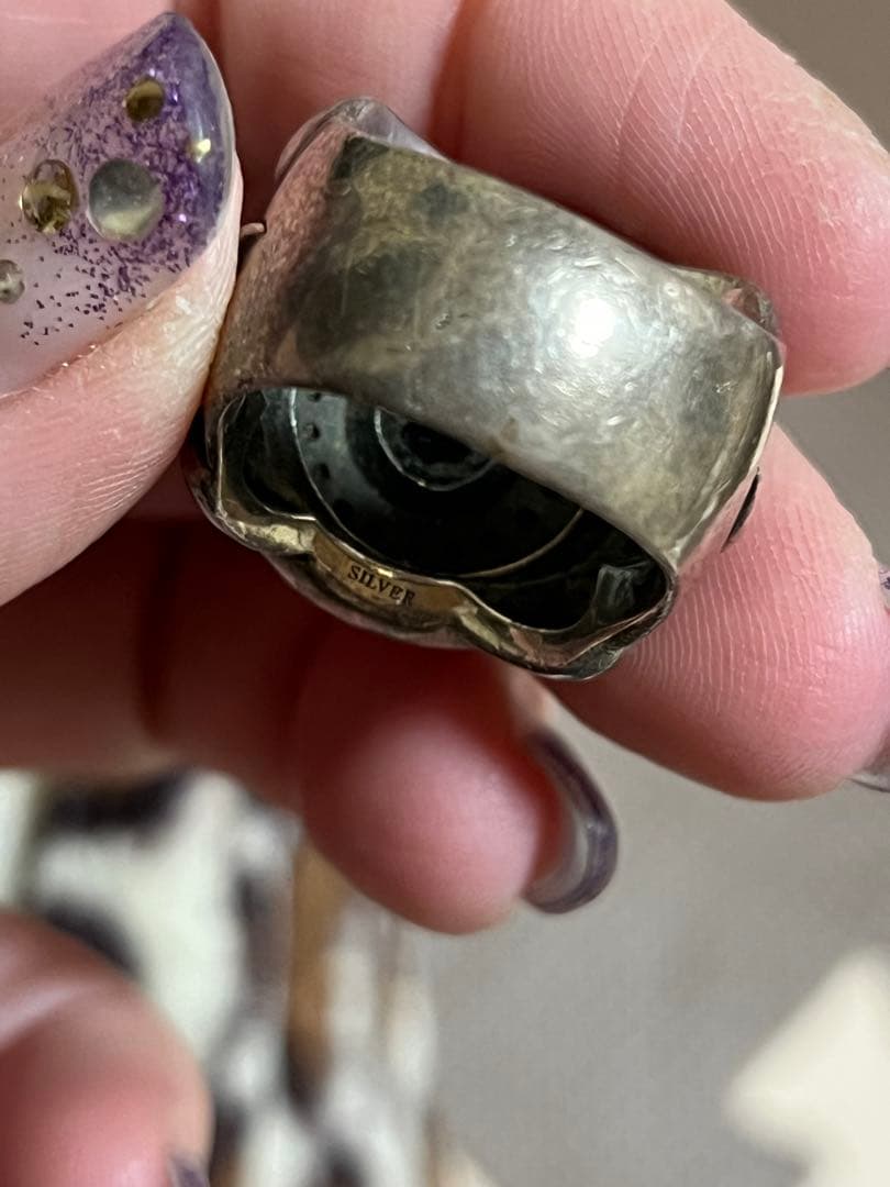 CRONUS ネックレス、指輪セット　オニキス