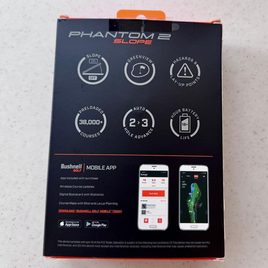 【超美品】Bushnell Phantom 2 Slope GPS距離計