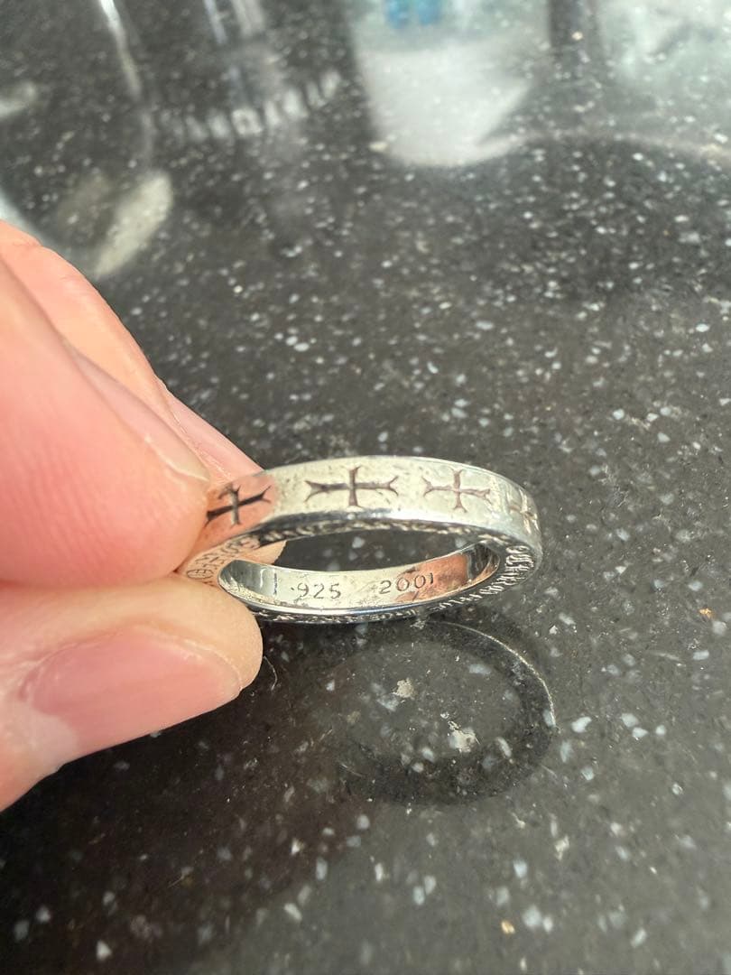M*i様 CHROME HEARTS クロムハーツ3mm スペーサー シルバーリ