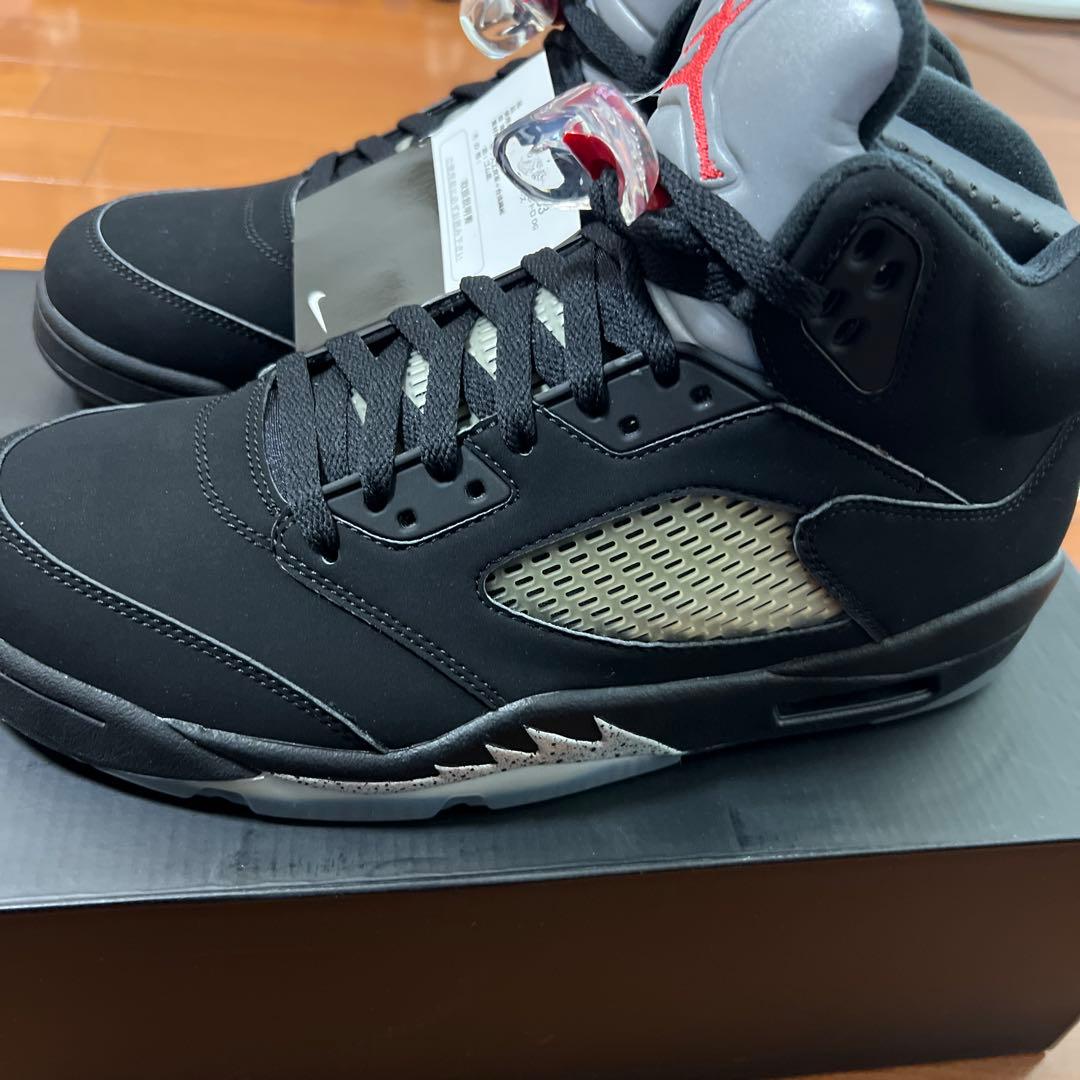 Nike Air Jordan 5 ブラック/グレー/レッド