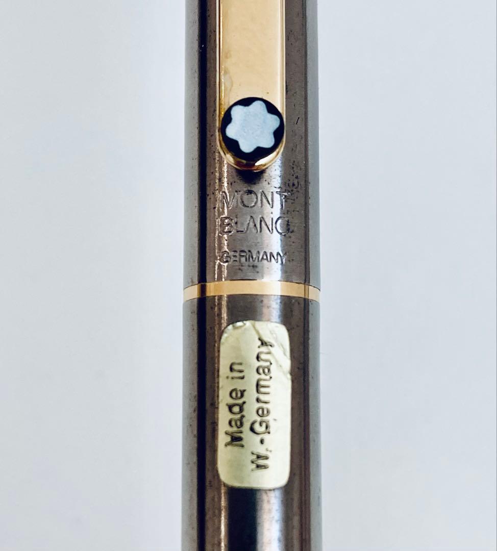 西ドイツ製◆モンブラン 高級ボールペン Sライン チタン MONTBLANC