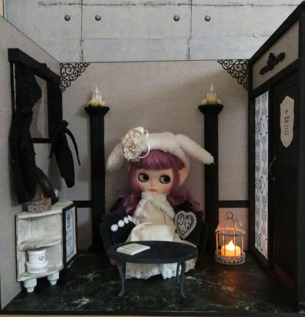 確認ページ　ドールハウス　背景ボード　家具