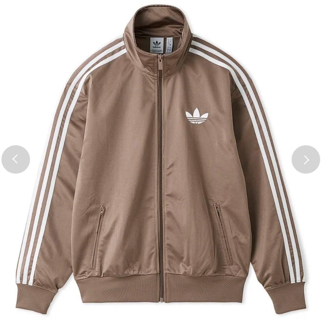 新品M⭐️adidas スナイデル トラックジャケット モカブラウン×ホワイト