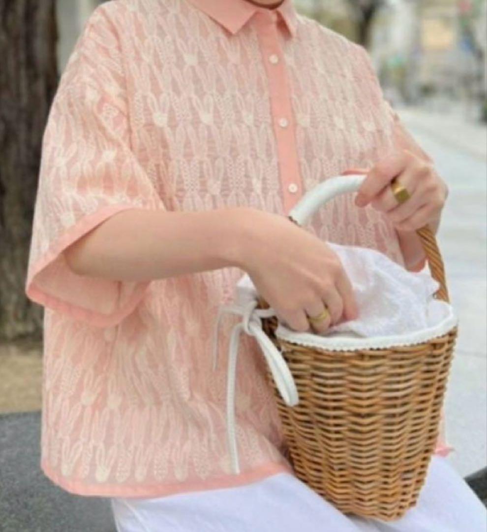 ミナペルホネン　ポンピアpomppia 半袖ブラウス　新品未使用品
