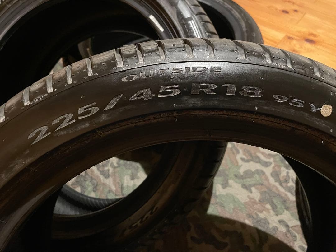 新車外し　ピレリ　Pirelli Cinturato P7 225/45 R18