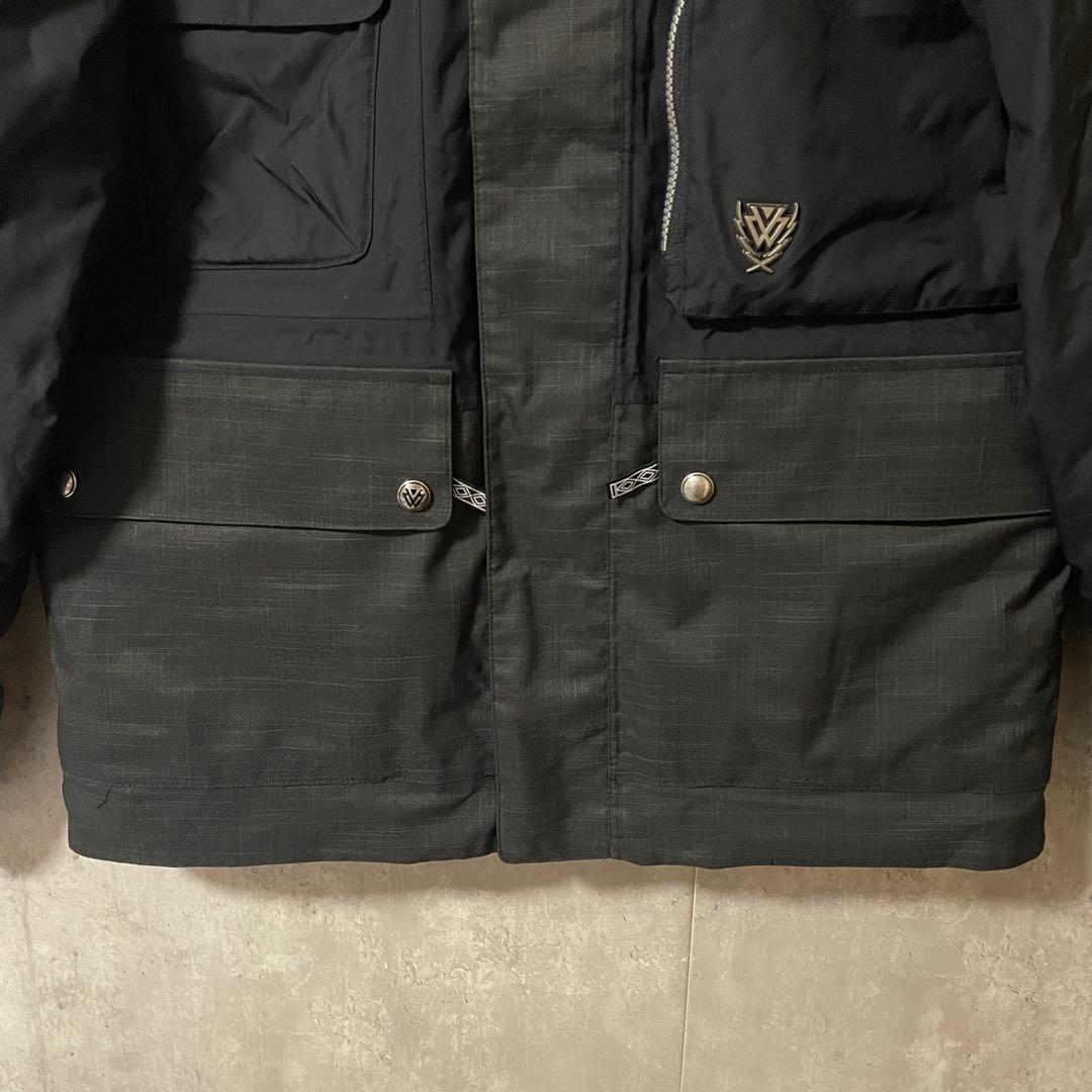 Burtonバートンスキーウェアスノーボードジャケットパーカーフード付黒ブラック
