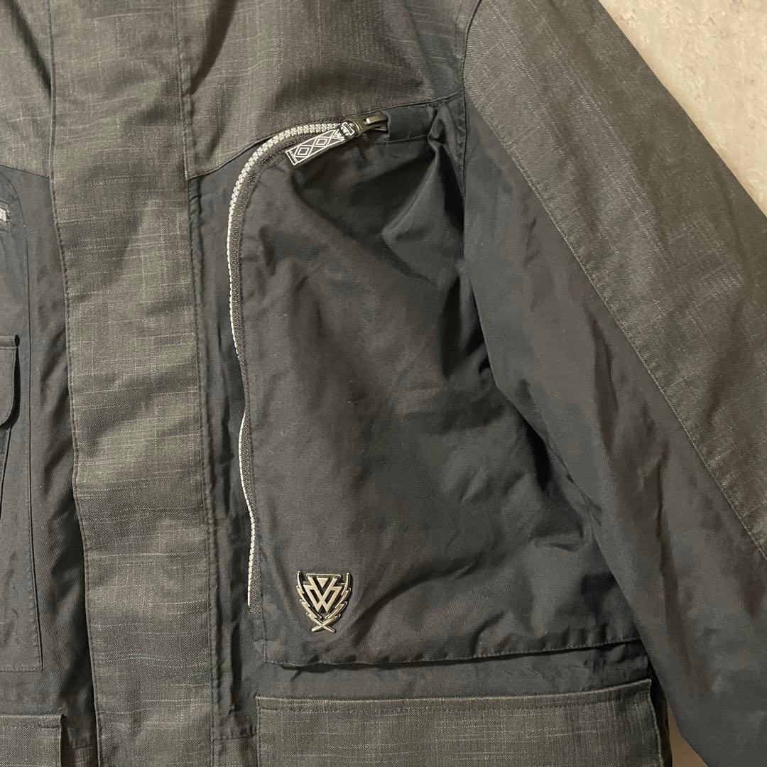 Burtonバートンスキーウェアスノーボードジャケットパーカーフード付黒ブラック