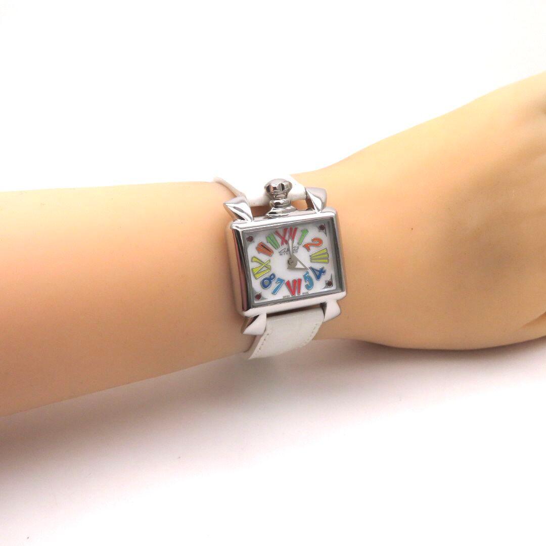 【ナポレオーネ】GaGaMILANO ガガミラノ 時計 ホワイトシェル☆極美品☆