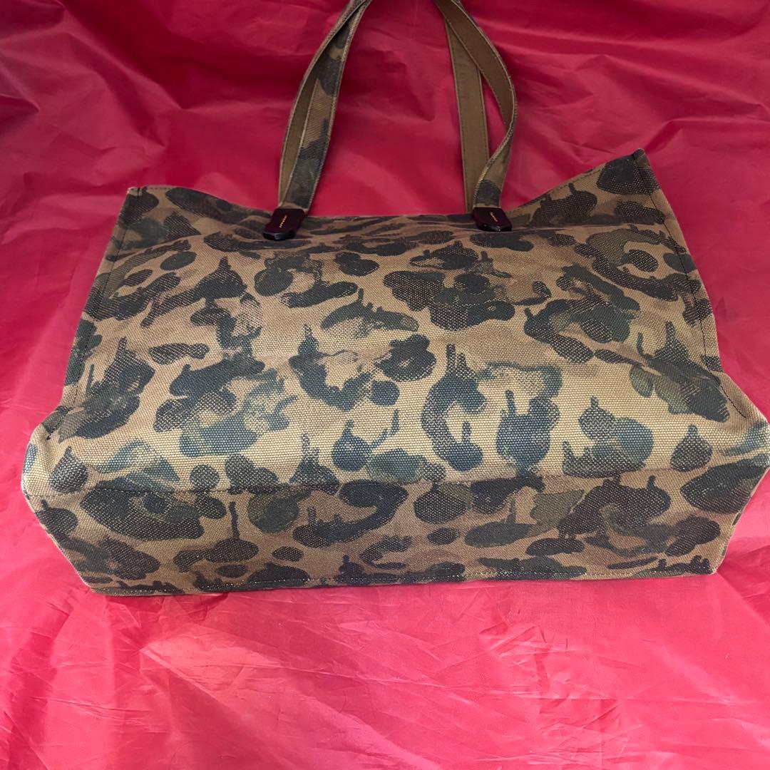 coach☆迷彩柄トートバッグ42 レインボー シグネチャーレキシー