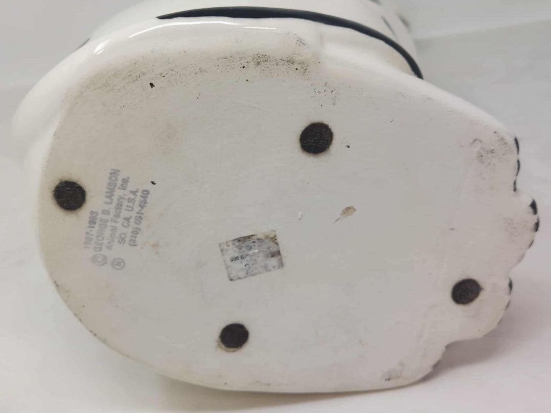 アニマルファクトリー社 ダルメシアン 置物 陶器 ジョージ B ランソン