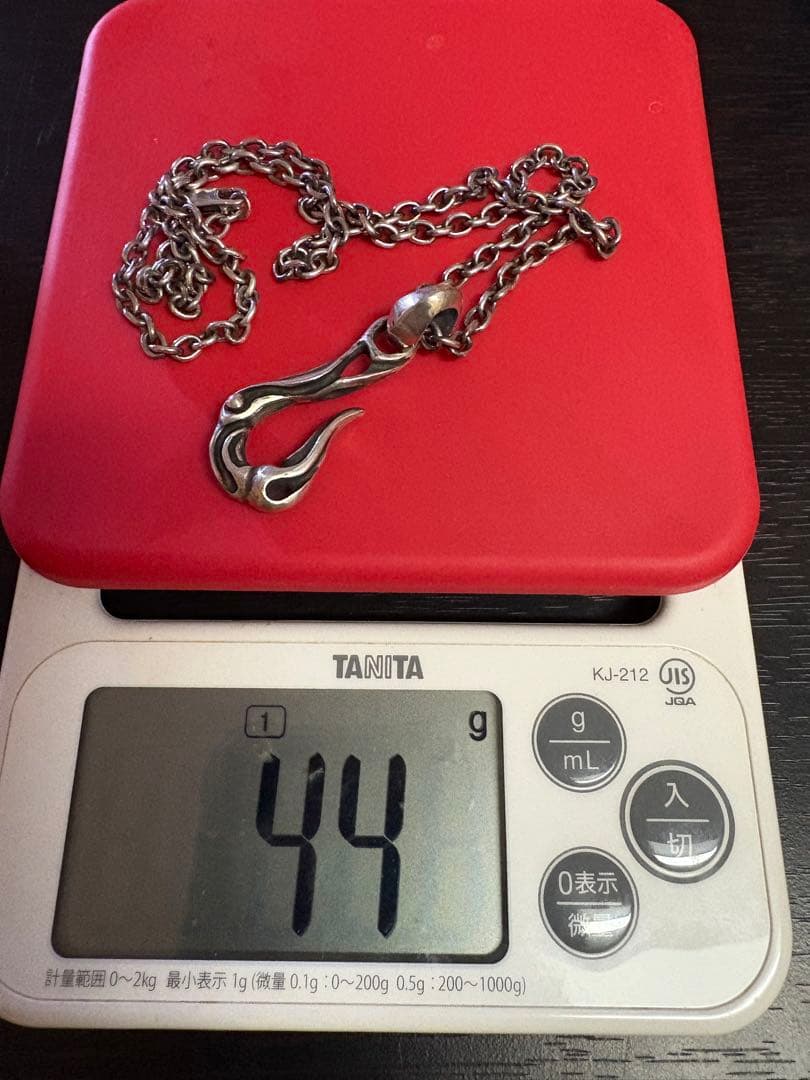 ペンダントトップ60センチチェーンセットSilver925 クロム カムホート系