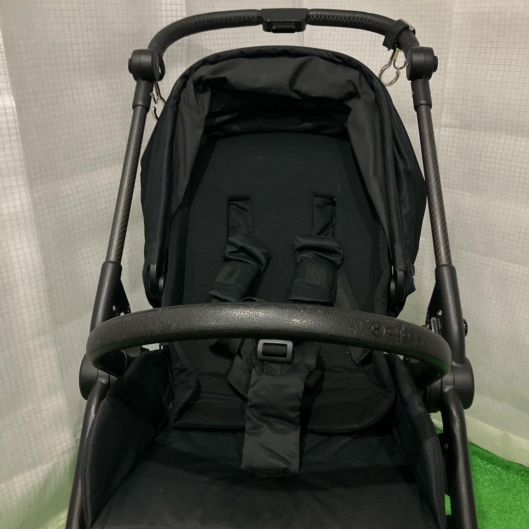 美品 サイベックス メリオ カーボン ベビーカー 即日発送 ブラック cybex